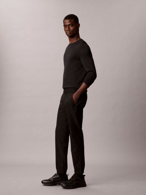 Black Monoglogo Sueded Terry Hoodie  Men
