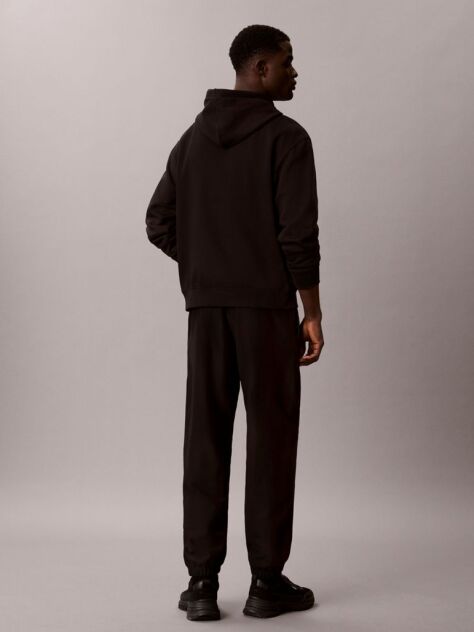 Black Cotton Terry Monogram Joggers  Men