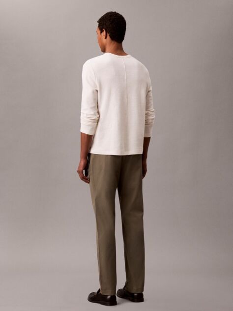 Green Slim Fit Buttoned Chinos  Men
