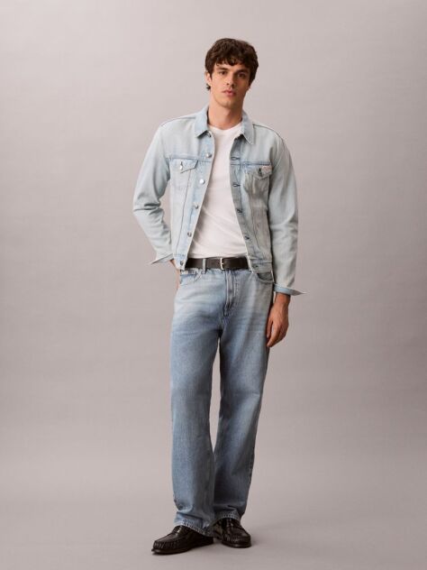 Denim Slim Denim Trucker Jacket  Men