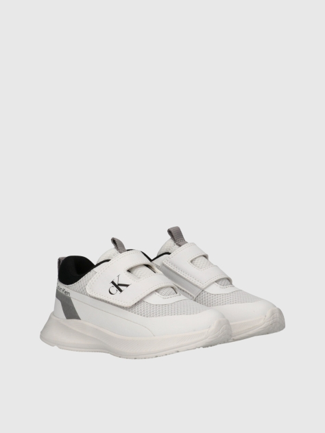 Λευκό Sneakers Με Velcro Και Χαμηλό Κόψιμο  Παιδικό Unisex
