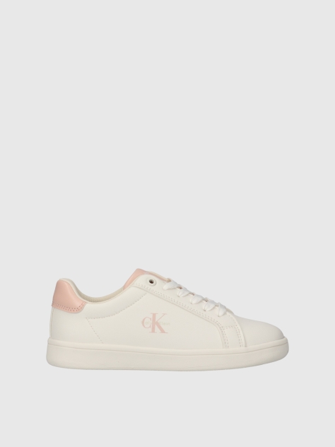 Λευκό Παιδικά Sneakers Με Χαμηλό Κόψιμο Και Κορδόνια  Κορίτσι
