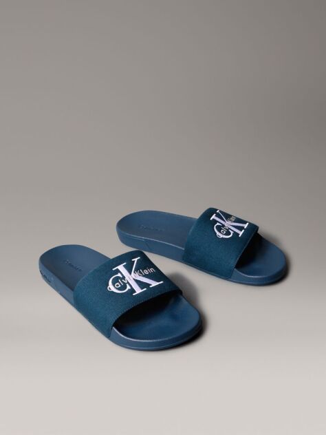 Blue Nemo - Canvas Signature Logo Sliders  Men
