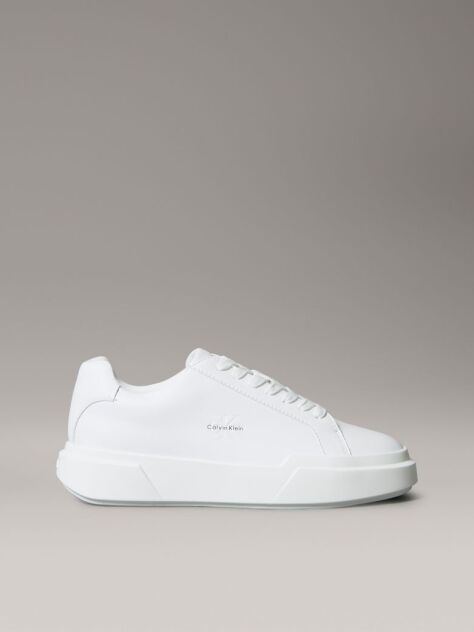 White Leather Durable Traction NYC Trainers  Women