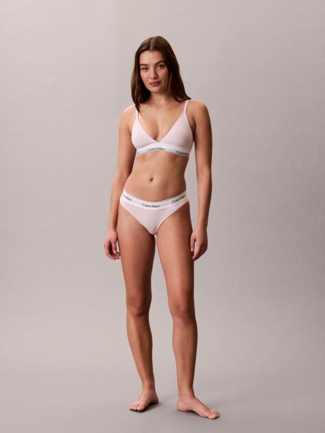 Ροζ Τριγωνικό Bralette Με Ελαφριά Επένδυση - Icon Cotton Modal  Γυναίκα