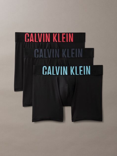 Black 3 Pack Boxer Briefs - Intense Power Micro  Men