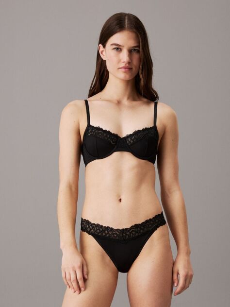 Black Demi T-shirt Bra - CK Attraction  Women
