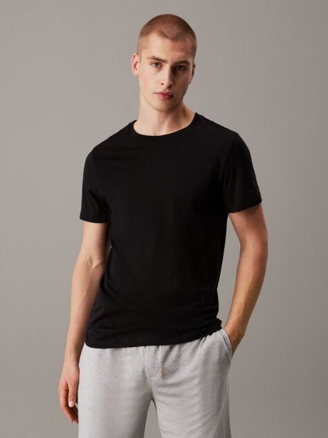 Multi Σετ 3 T-Shirts Με Κανονική Λαιμόκοψη - Cotton Classics  Άνδρας