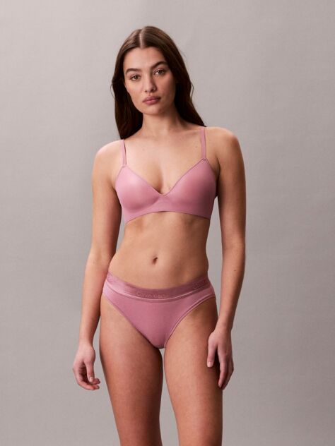 Pink Lightly Lined Wirefree Bra - Perfectly Fit Ultralight  Women