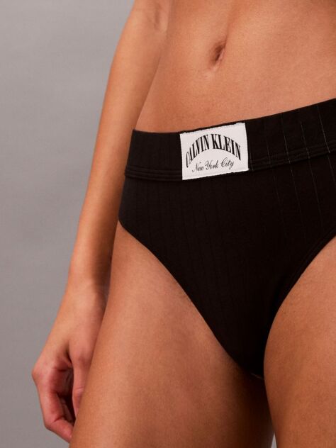 Black Thong - Heritage Classic Cotton  Women