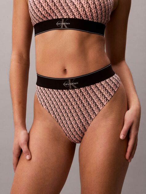 Ροζ Ελαστικό Στρινγκ - Graphic Monogram Microfibre  Γυναίκα