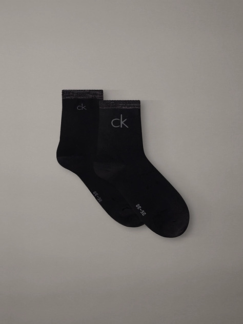 Black 2 Pack Short Socks  Women