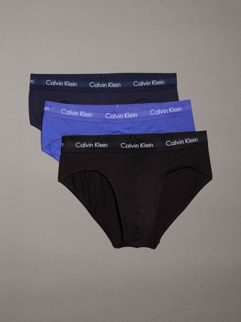 Multi 3 Pack Briefs - Cotton Stretch  Men