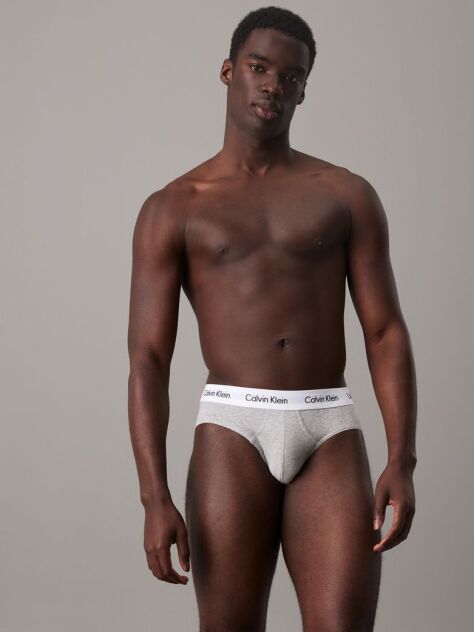 Multi 3 Pack Briefs - Cotton Stretch  Men