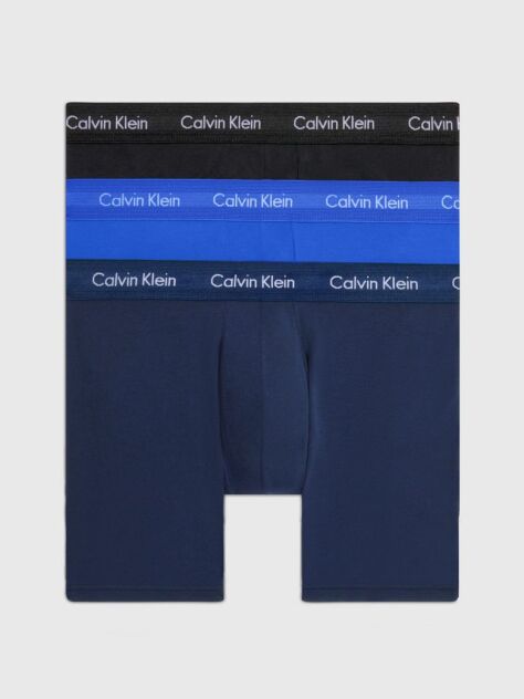 Multi 3 Pack Boxer Briefs - Cotton Stretch  Men