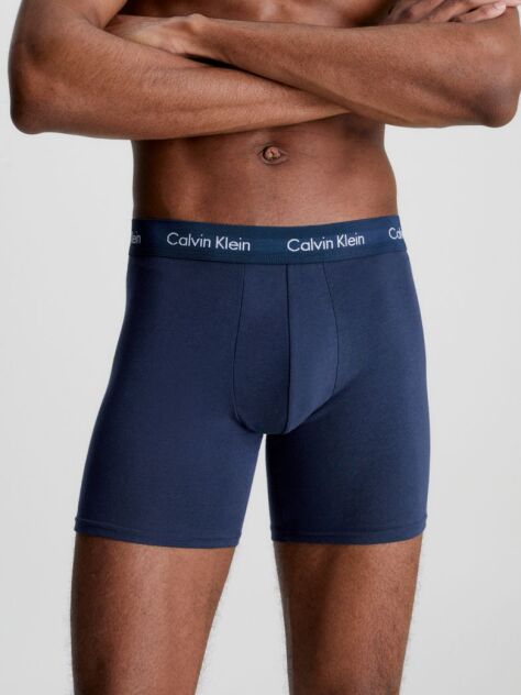 Multi 3 Pack Boxer Briefs - Cotton Stretch  Men