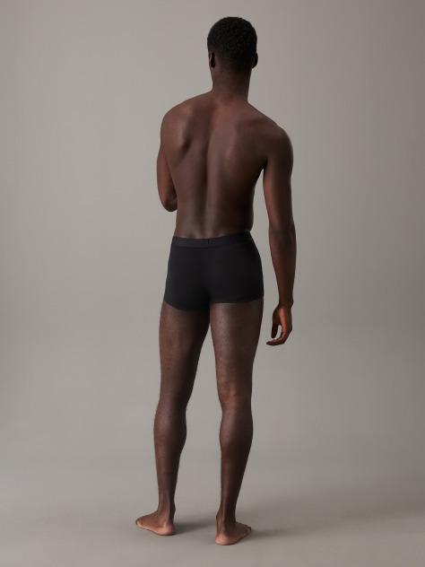Black Low Rise Trunks - CK Black  Men