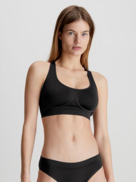 Black Bralette - Bonded Flex  Women