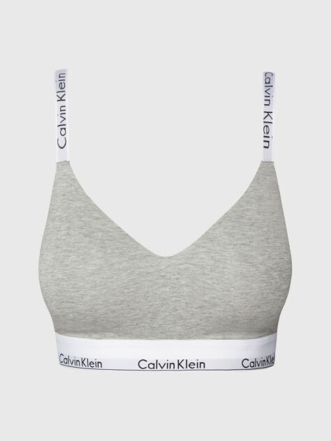 Grey Full Cup Bralette - Modern Cotton  Women