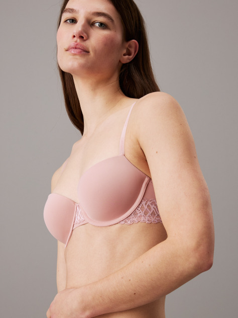 Pink Balconette Bra - CK Attraction  Women