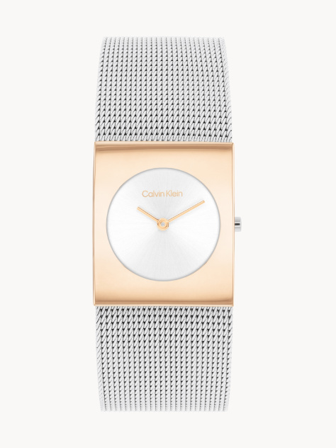 Silver Stainless Steel Square Bracelet Watch - Timeless  Women
