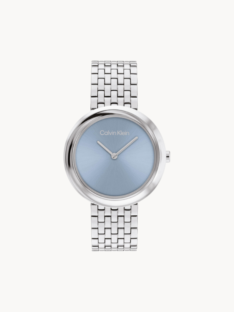 Blue Stainless Steel Bracelet Watch  Women