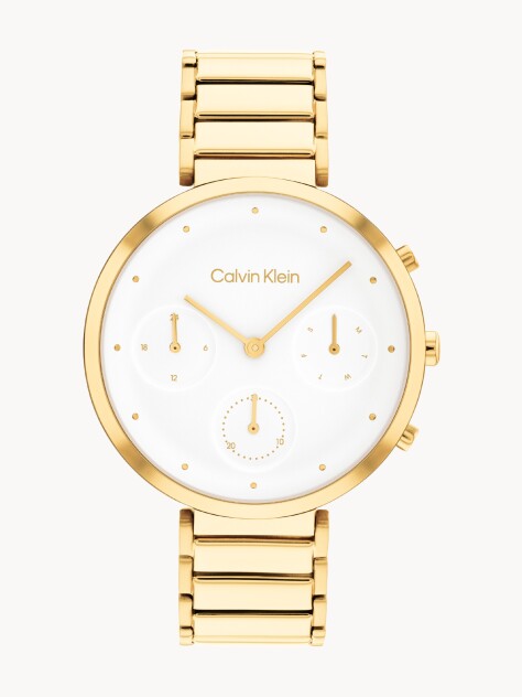 Gold Stainless Steel Gold Tone Watch  Women