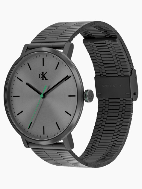 Grey Stainless Steel Bracelet Watch  Men
