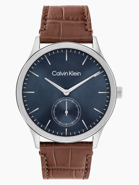 Blue Leather Watch  Men