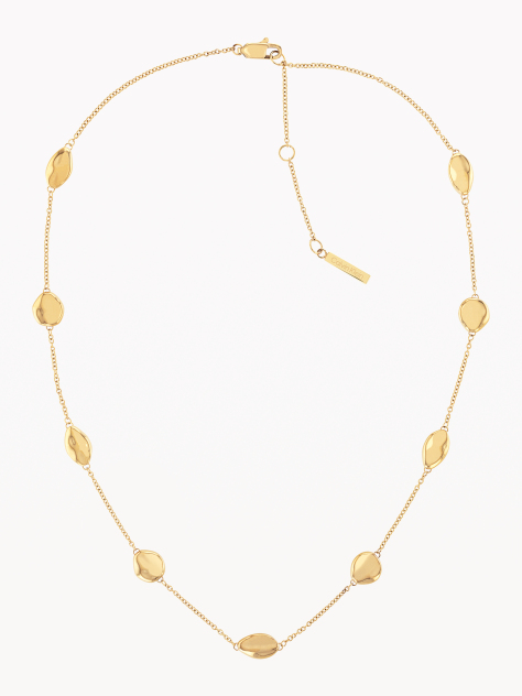 Gold Polished Necklace  Women