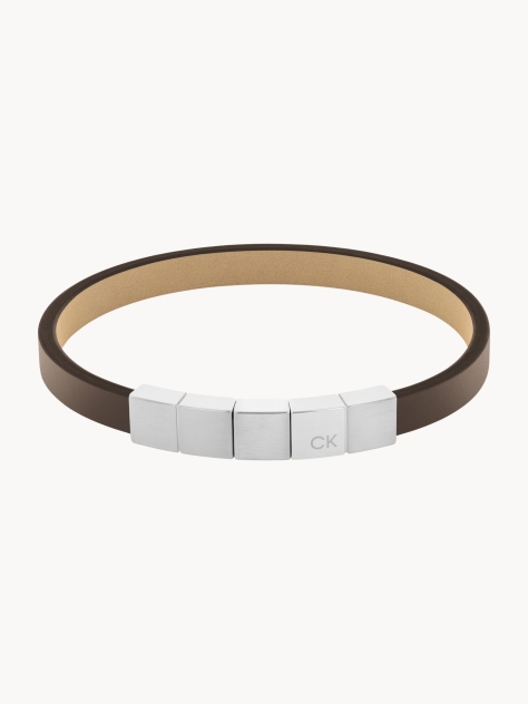 Brown Bracelet - Minimalistic Squares  Men