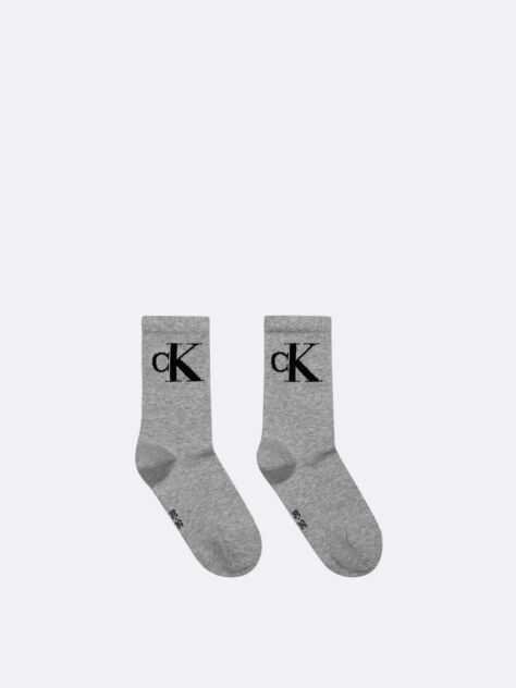 Grey 2 Pack Crew Socks  Women