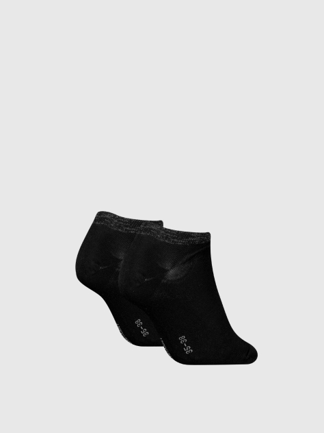 Black 2 Pack Short Socks  Women