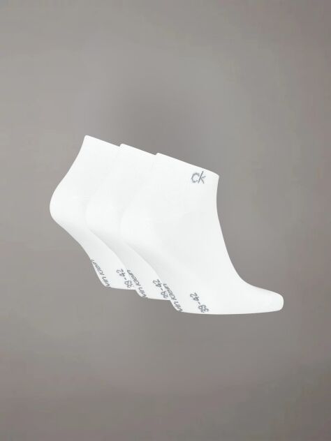 White 3 Pack  Sneaker Socks   Men