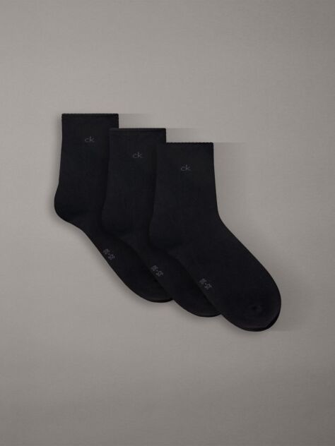 Black 3 Pack Classic Socks  Women