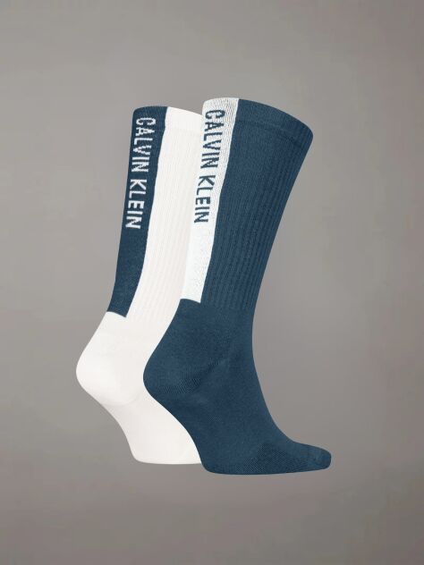 Multi 2 Pack Crew Socks   Men