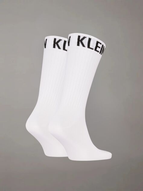 White 2 Pack Crew Socks   Men
