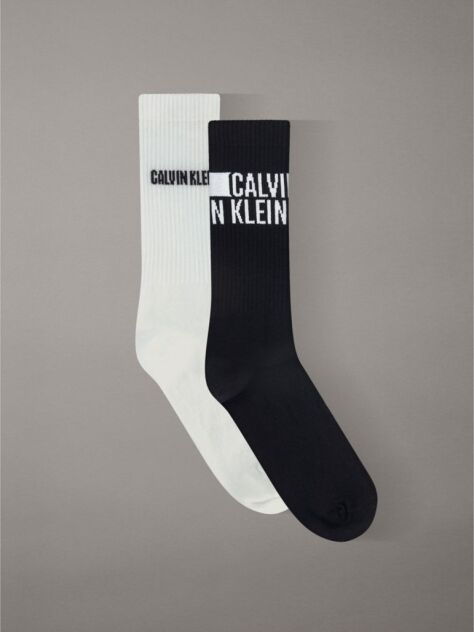 Black 2 Pack Crew Socks  Men