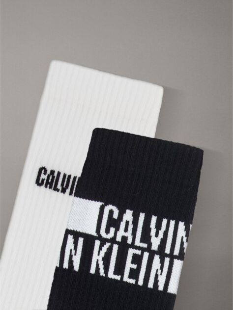 Black 2 Pack Crew Socks  Men
