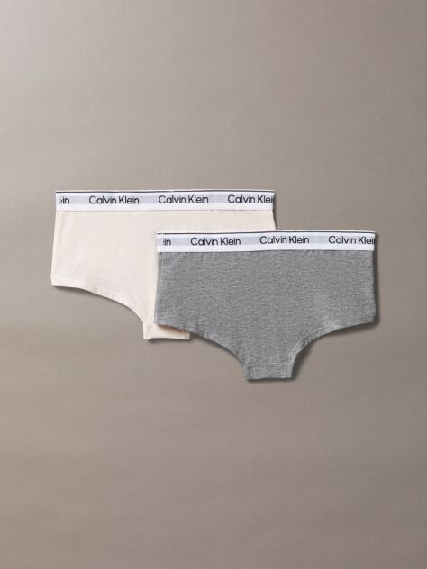 Multi 2 Pack Girls Hipster Panties - Icon Cotton Stretch  Girls