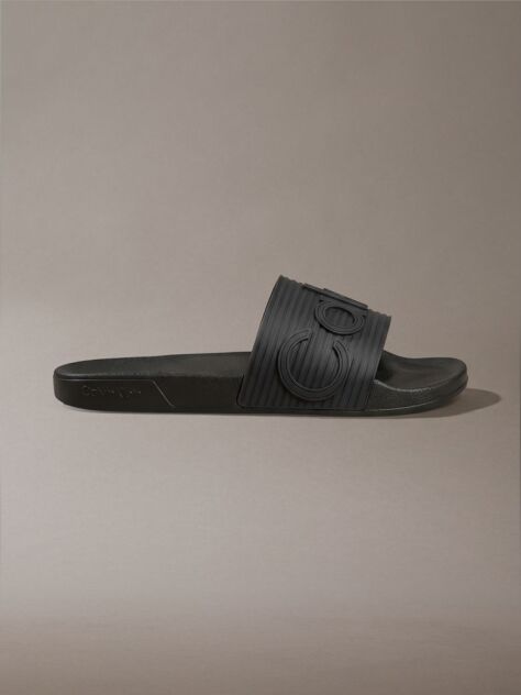 Black Nemo - Contoured Emblem Logo Sliders  Men