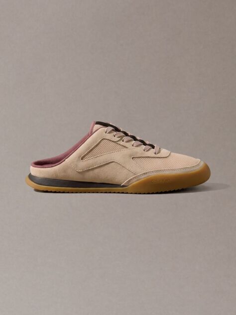 Orange CK KAYLA - Suede Mule Runners  Women