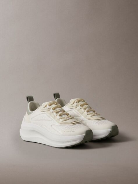 White CK Volumax - Chunky Runner Sneakers  Women