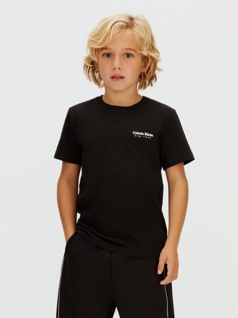 Μαύρο Βαμβακερό T-shirt  Αγόρι