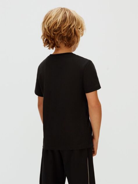 Μαύρο Βαμβακερό T-shirt  Αγόρι