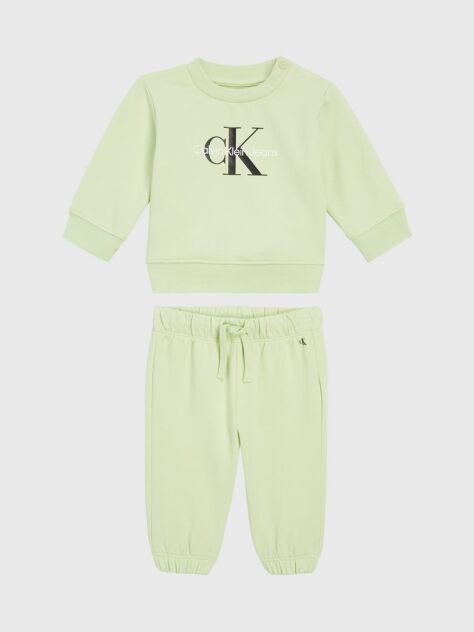 Green Newborn Logo Tracksuit  Newborn