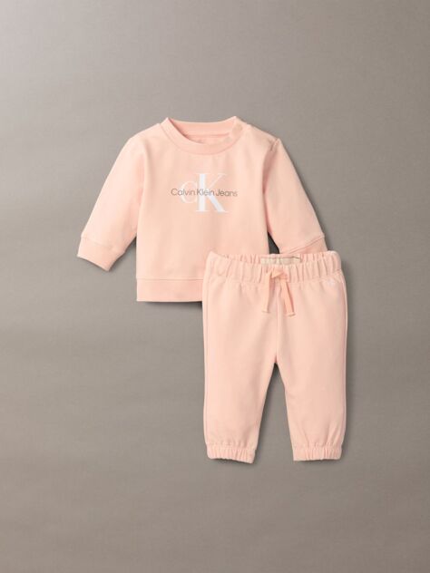 Pink Newborn Logo Tracksuit  Newborn
