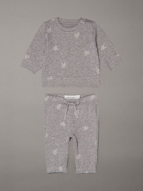 Grey Newborn Logo Tracksuit  Newborn