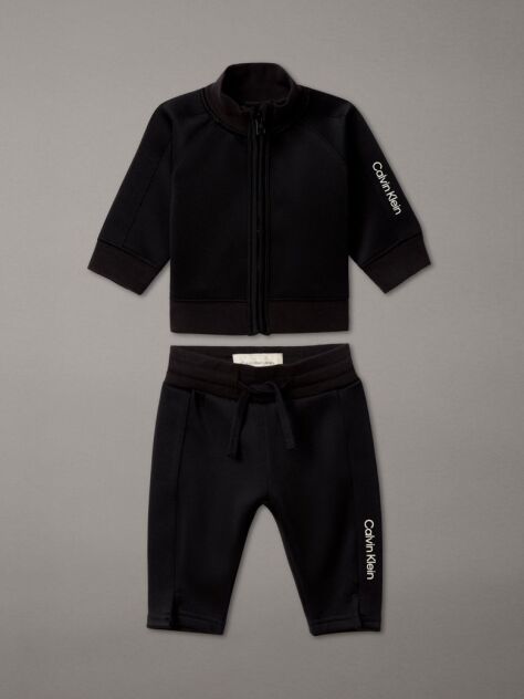 Black Newborn Logo Tracksuit  Newborn