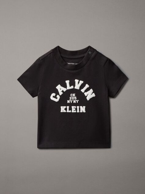 Μαύρο Βρεφικό T-shirt Με Λογότυπο  Βρεφικά